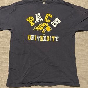 Champion Blue and Yellow Short Sleeve Tee